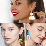 Polymer Clay Earrings Making Kit Stainless Steel Cutters Mold Pottery Diy
