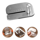 Stainless Steel Leather Pulling Board Cutting Ruler Tool