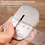 Stainless Steel Leather Pulling Board Cutting Ruler Tool