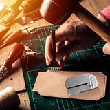Stainless Steel Leather Pulling Board Cutting Ruler Tool