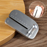 Stainless Steel Leather Pulling Board Cutting Ruler Tool