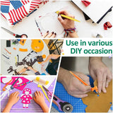 Rotating Carbon Steel Blade Paper Cutter + 3 Replacement Blade