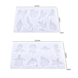Animal DIY Crystal Epoxy Resin Mold Frog Lizard Octopus Silicone Mold