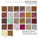 5 Sheets Chocolate Transfer Paper Pattern Mold Decoration Cake Tools