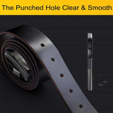 1-25mm Leathercraft Tool Set Punching Hole Punch Round Steel Rubber Tools