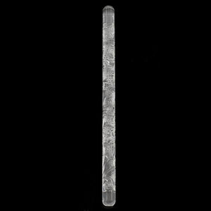 Acrylic Wave Pattern Rolling Pin for Polymer Clay DIY Embossing