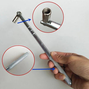 Car Tire Repair Tool with Valve Lever, Air Nozzle Replacement Puller