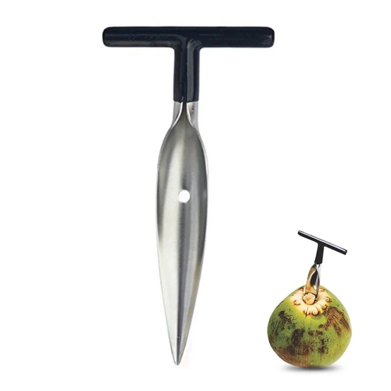 Stainless Steel Coconut Opener Fruit Open Tools Durable Water Punch Tap