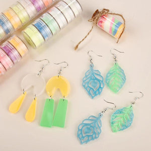 6 Color Luminous Powder Resin Pigment Set for DIY Jewelry Crafts