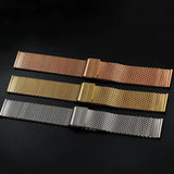 Milanese Mesh Watch Band Stainless Steel Bracelet 3mm Thick Strap