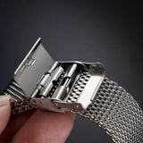 Milanese Mesh Watch Band Stainless Steel Bracelet 3mm Thick Strap