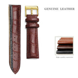 Leather Bracelets 14-24mm Watch Band + Tool