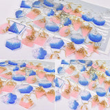 Earring Pendant Epoxy Silicone Mold Round Triangle Necklace Resin Mold