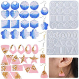 Earring Pendant Epoxy Silicone Mold Round Triangle Necklace Resin Mold