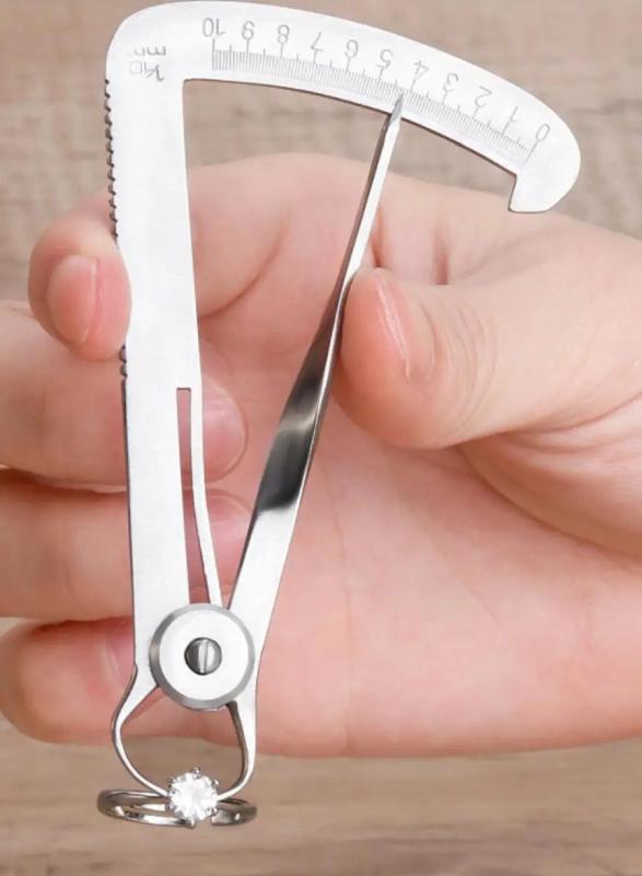 Stainless Steel Inside Calipers Degree Gauge Measuring Caliper 0-10mm