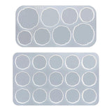 Irregular Round Silicone Coaster Molds for Resin and Cement Casting