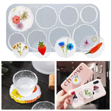 Irregular Round Silicone Coaster Molds for Resin and Cement Casting
