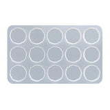 Irregular Round Silicone Coaster Molds for Resin and Cement Casting