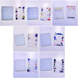 Silicone Resin Mold for Keychain Casting Molds Hollow Shaker Mold