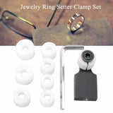 Jewelry Ring Setter Clamp Set with 7 Dies Jewelry Processing Tool