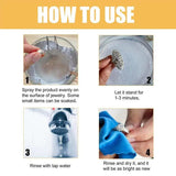 Silver Jewelry Cleaner Polishing Spray Ring Care Fluid Multi-Function