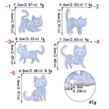 Kitten Keychain Silicone Epoxy Molds DIY Ornaments Pendant Crafting Mould
