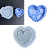 Starry Star Cloud Love Heart Quicksand Crystal Epoxy Resin Mold DIY Pendant