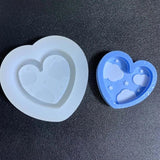 Starry Star Cloud Love Heart Quicksand Crystal Epoxy Resin Mold DIY Pendant