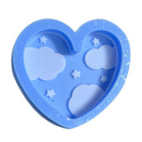 Starry Star Cloud Love Heart Quicksand Crystal Epoxy Resin Mold DIY Pendant