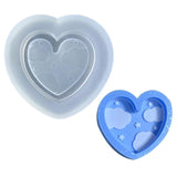 Starry Star Cloud Love Heart Quicksand Crystal Epoxy Resin Mold DIY Pendant