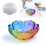 Lotus Bowl Resin Mold for Fruit Plate and Jewelry Dish