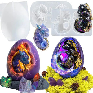Dragon Egg Mold for Epoxy Resin Casting Easter Craft Supplies