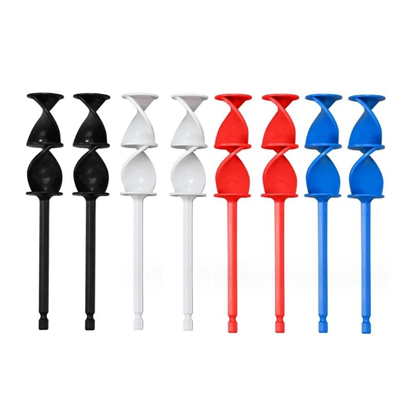 8 PCS Paint Mixer Drill Attachment Epoxy Resin Mixer Paddle