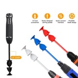 8 PCS Paint Mixer Drill Attachment Epoxy Resin Mixer Paddle