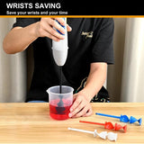 8 PCS Paint Mixer Drill Attachment Epoxy Resin Mixer Paddle