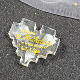 3D Heart Shapes Mirror Silicone Mold for Epoxy UV Resin
