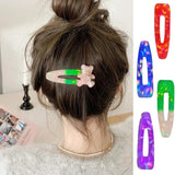 Silicone Mold Geometric Hair Clips Epoxy Resin DIY Crafts