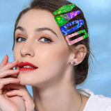 Silicone Mold Geometric Hair Clips Epoxy Resin DIY Crafts