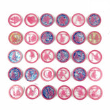 Butterfly Letter Keychain Epoxy Resin Mold DIY Round 26 Letters
