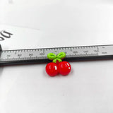 10pcs Fruit Resin Earring Charms DIY Crafts Pendant C1258