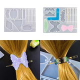 Silicone Hairpin Mold DIY Resin Headgear Tool