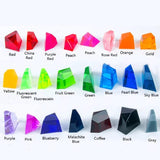 80g Resin Pigment Kit Transparent Epoxy Resin Coloring Dye Pigment
