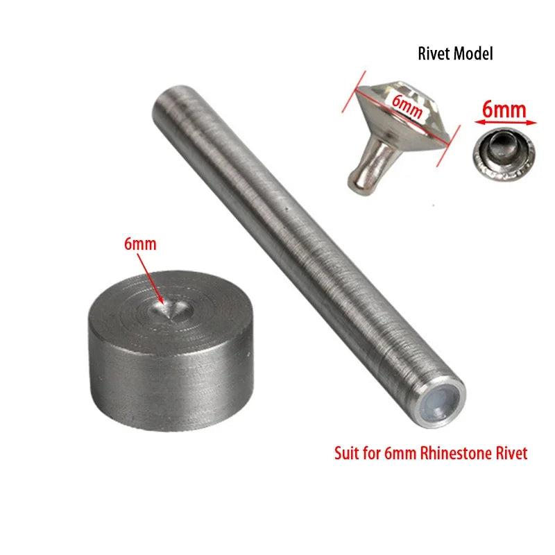 Leather Rhinestones Rivets Hand Tool Press Stud Setter Setting