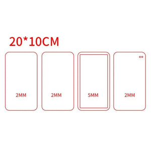 DIY Acrylic Quicksand Plates DIY Shake Empty Plate for Crafts B85D