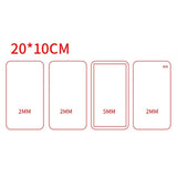 DIY Acrylic Quicksand Plates DIY Shake Empty Plate for Crafts B85D