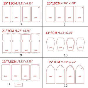 DIY Acrylic Quicksand Plates DIY Shake Empty Plate for Crafts B85D