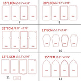 DIY Acrylic Quicksand Plates DIY Shake Empty Plate for Crafts B85D