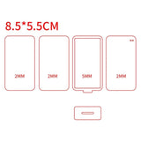 DIY Acrylic Quicksand Plates DIY Shake Empty Plate for Crafts B85D