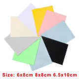 40pcs Silver Polishing Cloth Jewelry Cleaning Anti Tarnish Small Wiping