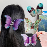 Acrylic Butterfly Hair Claw Clip Barrette Hair Accessories